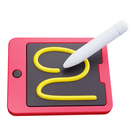 Tablet Pen  3D Icon