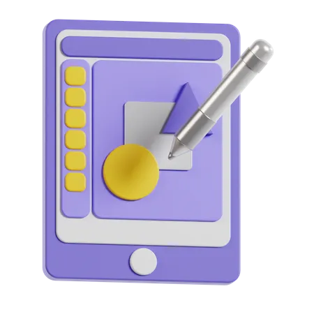 Tableta  3D Icon