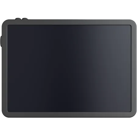 Tableta De Renderizado 3 D Con Pantalla En Blanco Aislada 3D Icon