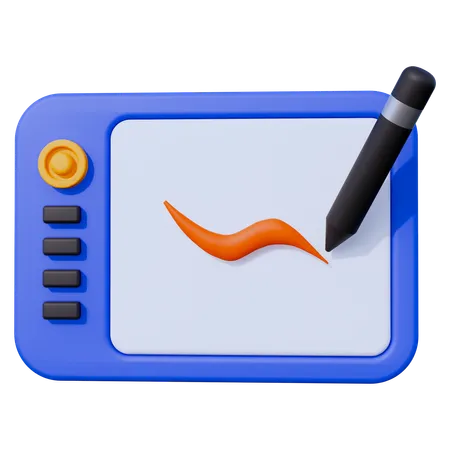 Tableta de dibujo  3D Icon