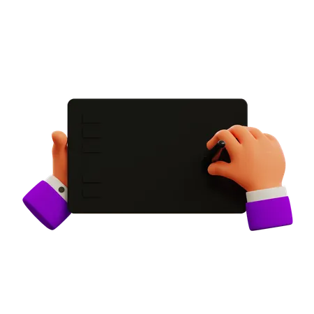 Tableta de dibujo  3D Icon