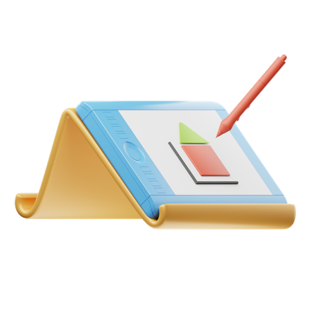 Tableta de dibujo  3D Icon