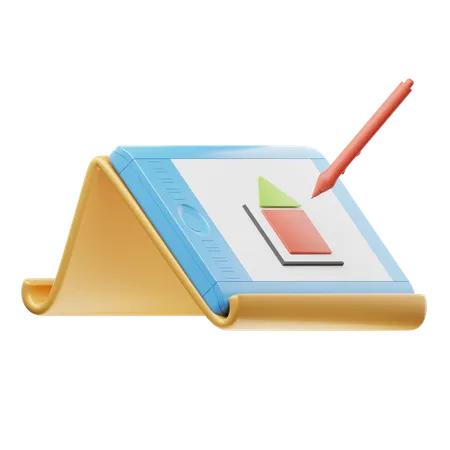 Tableta de dibujo  3D Icon