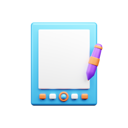 Tableta de dibujo  3D Icon