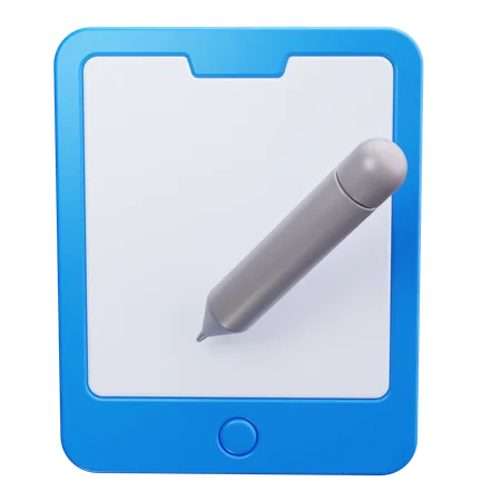 Tableta de dibujo  3D Icon