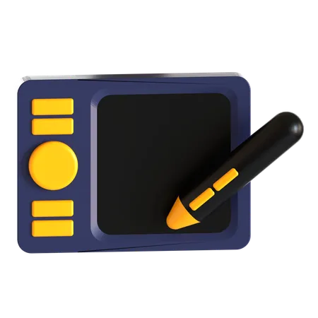 Tableta de dibujo  3D Icon