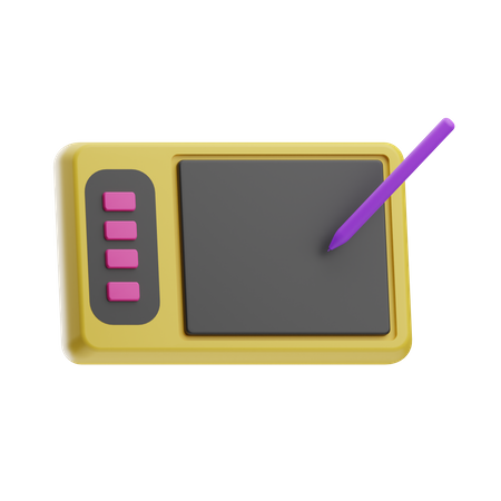 Tableta de dibujo  3D Icon