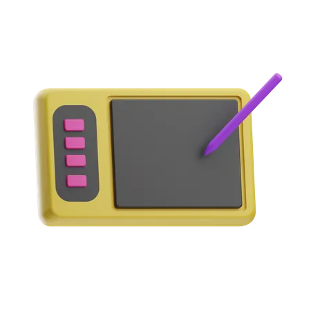 Tableta de dibujo  3D Icon