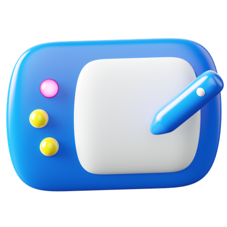 Tableta de dibujo  3D Icon