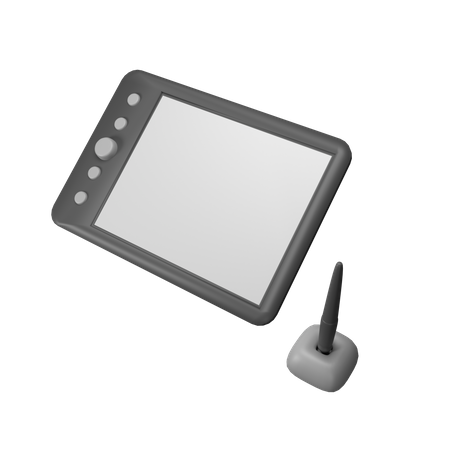 Tableta de dibujo  3D Icon