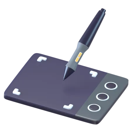 Tableta de dibujo  3D Icon