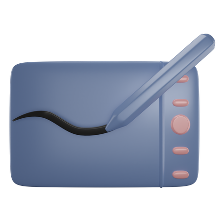 Tableta de diseño  3D Icon