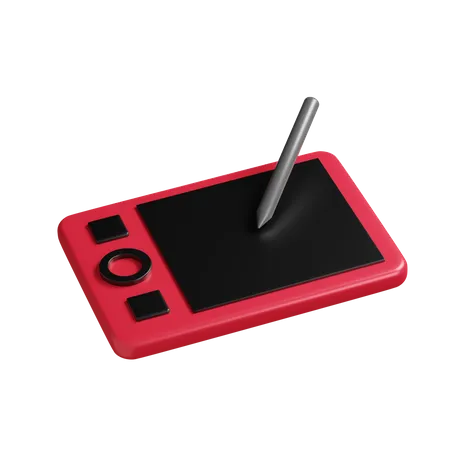 Tableta wacom  3D Illustration