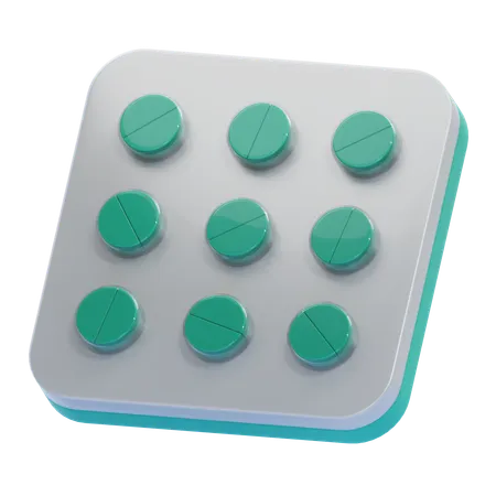 Tabletas  3D Icon