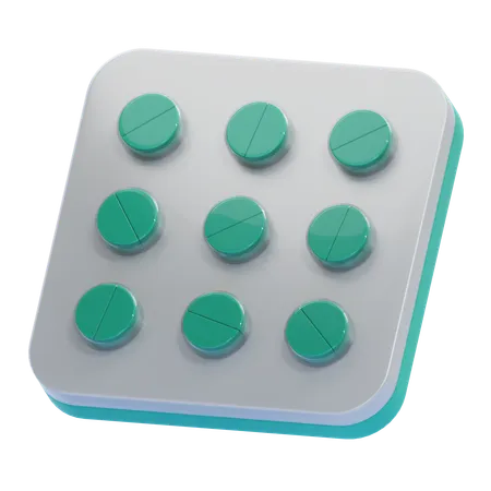 Tablets  3D Icon