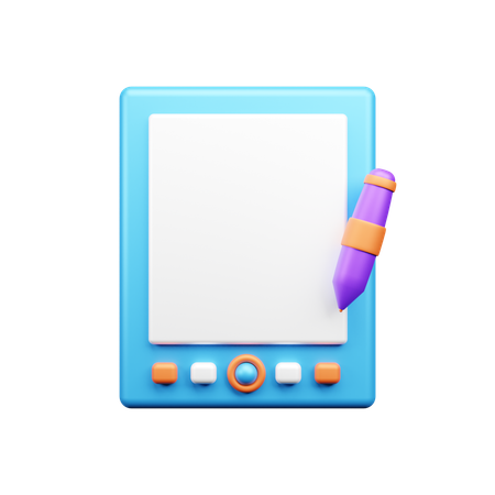 Tablette à dessin  3D Icon