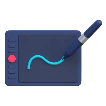 Tablette à dessin  3D Icon