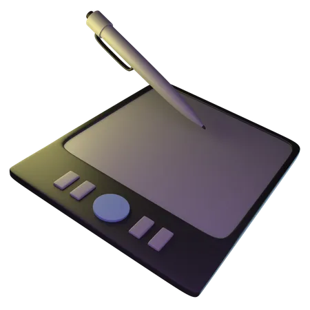 Tablette à dessin numérique  3D Icon