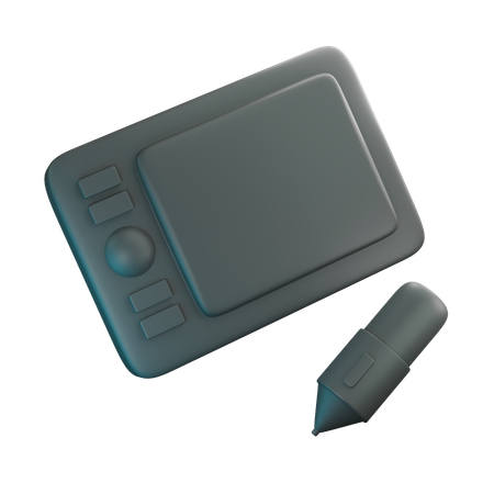 Tablette à stylet  3D Icon