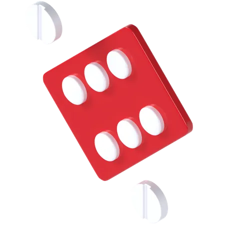 Tablets  3D Illustration