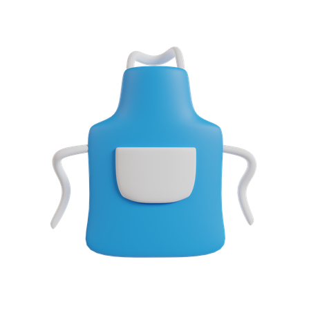 Tablier de cuisinier  3D Icon