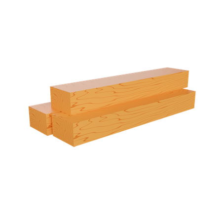 Tabla de madera  3D Illustration