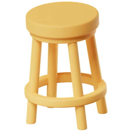 Tabouret  3D Icon