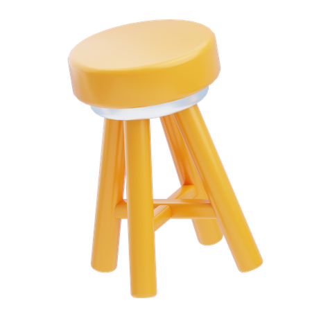 Tabouret de bar  3D Icon