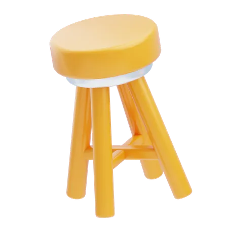 Tabouret de bar  3D Icon