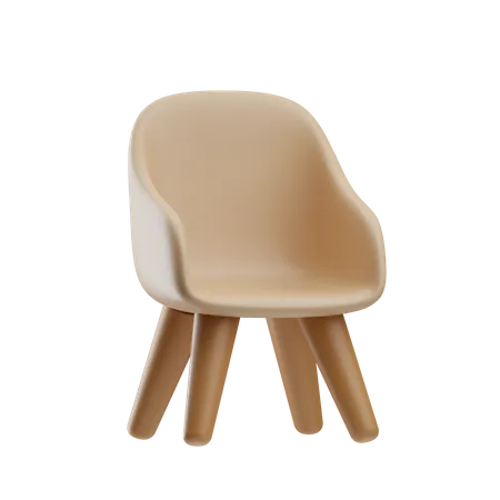 Chaise de tabouret de bar  3D Icon