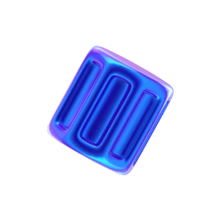 Forme abstraite de tabouret  3D Icon