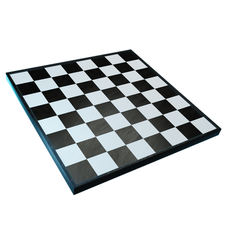 Tabuleiro de xadrez  3D Illustration