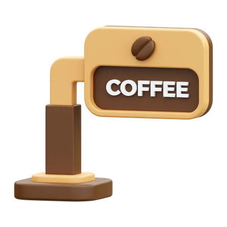 Placa de café  3D Icon