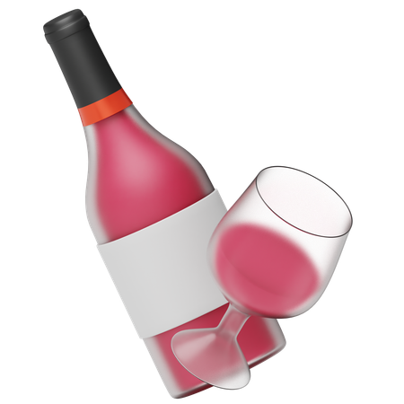 Copo de vinho  3D Icon