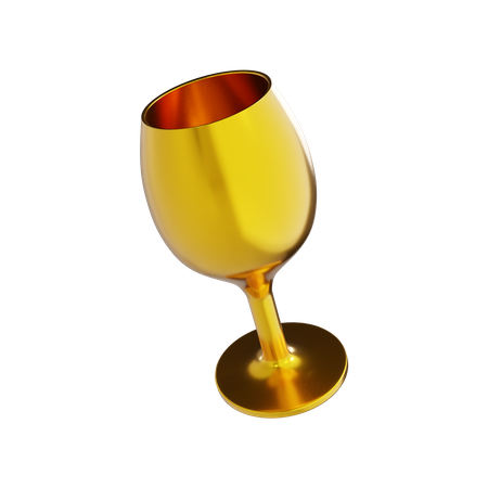 Copo de vinho  3D Illustration