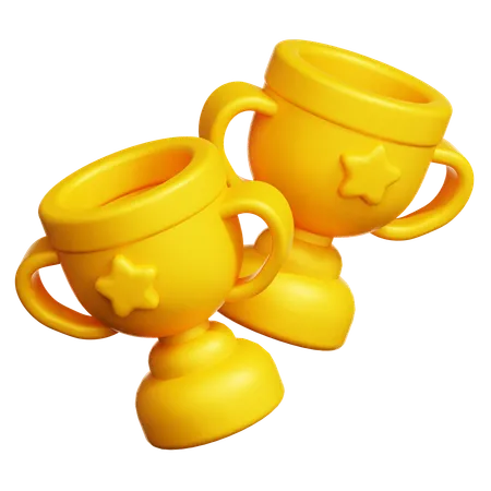 Taça vencedora  3D Icon