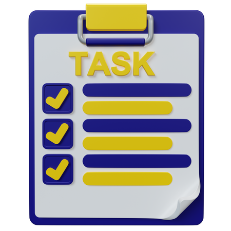 Tâche  3D Icon