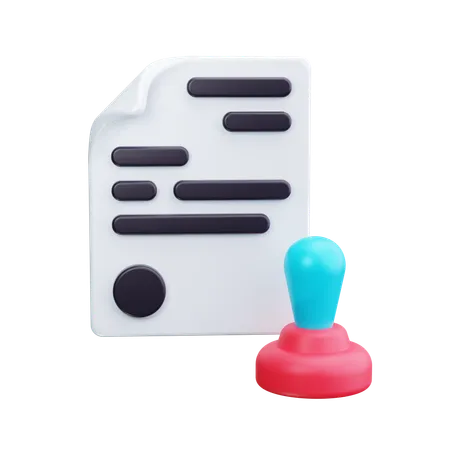 Tâche approuvée  3D Icon