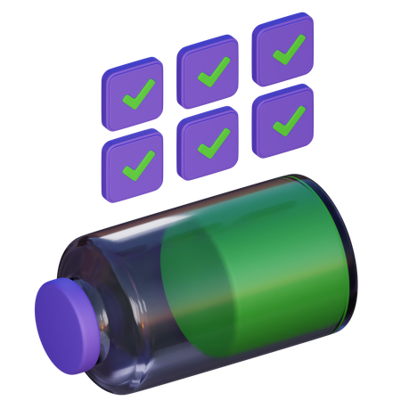 Tâche terminée  3D Icon