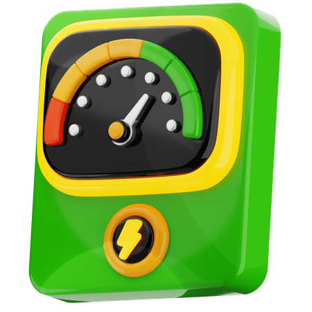 Tachometer  3D Icon