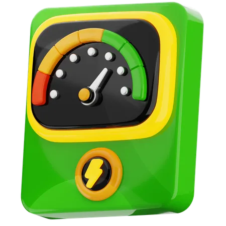 Tachometer  3D Icon