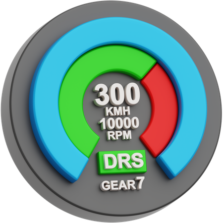 Tachometer  3D Icon