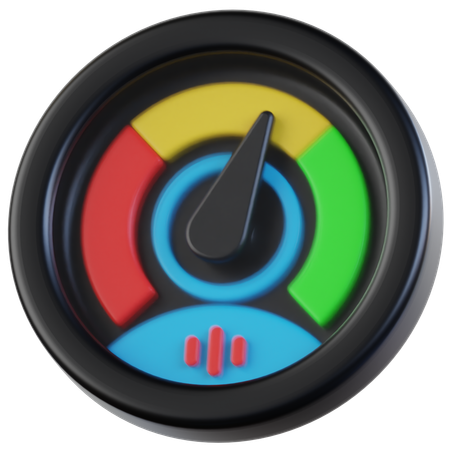 Tachometer  3D Icon