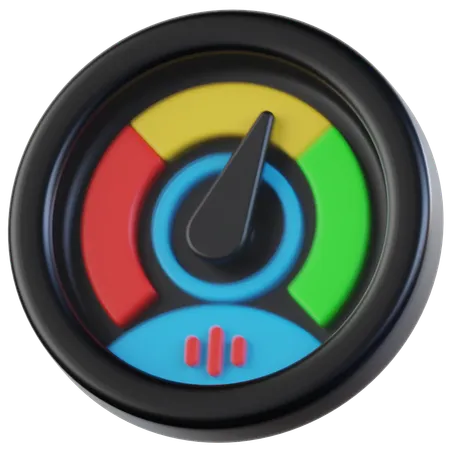 Tachometer  3D Icon