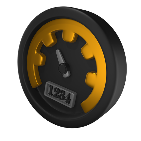 Tachometer  3D Icon