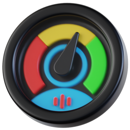 Tachometer  3D Icon
