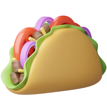 Taco  3D Icon