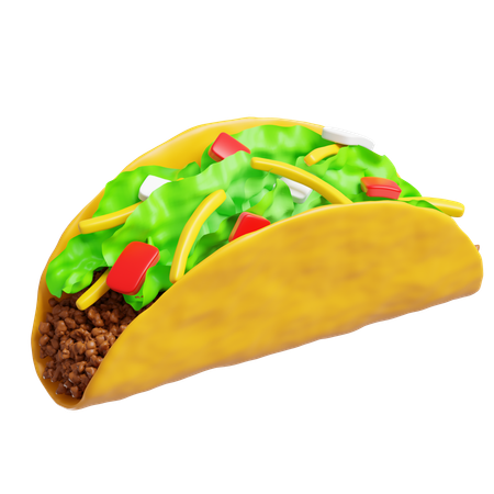 Tacos  3D Icon