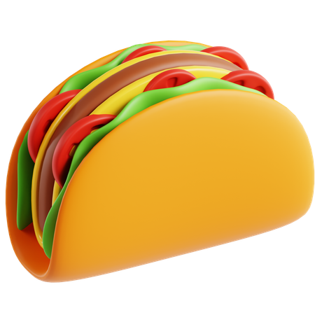 Taco  3D Icon