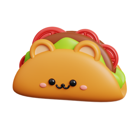 Taco  3D Icon